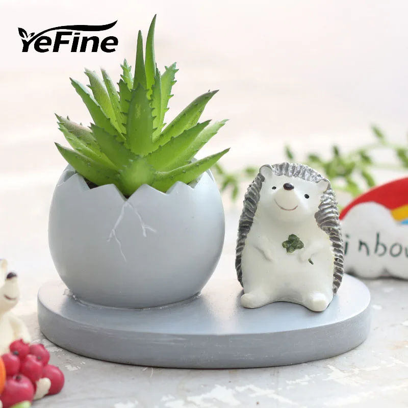 

Clean Up Inventory Resin Bonsai Pot Cartoon Flower Pots