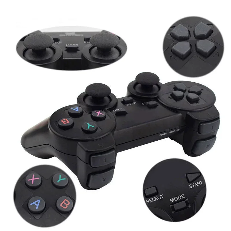 Беспроводной геймпад 2 4G для PS3 TV Box джойстик игровой контроллер пульт