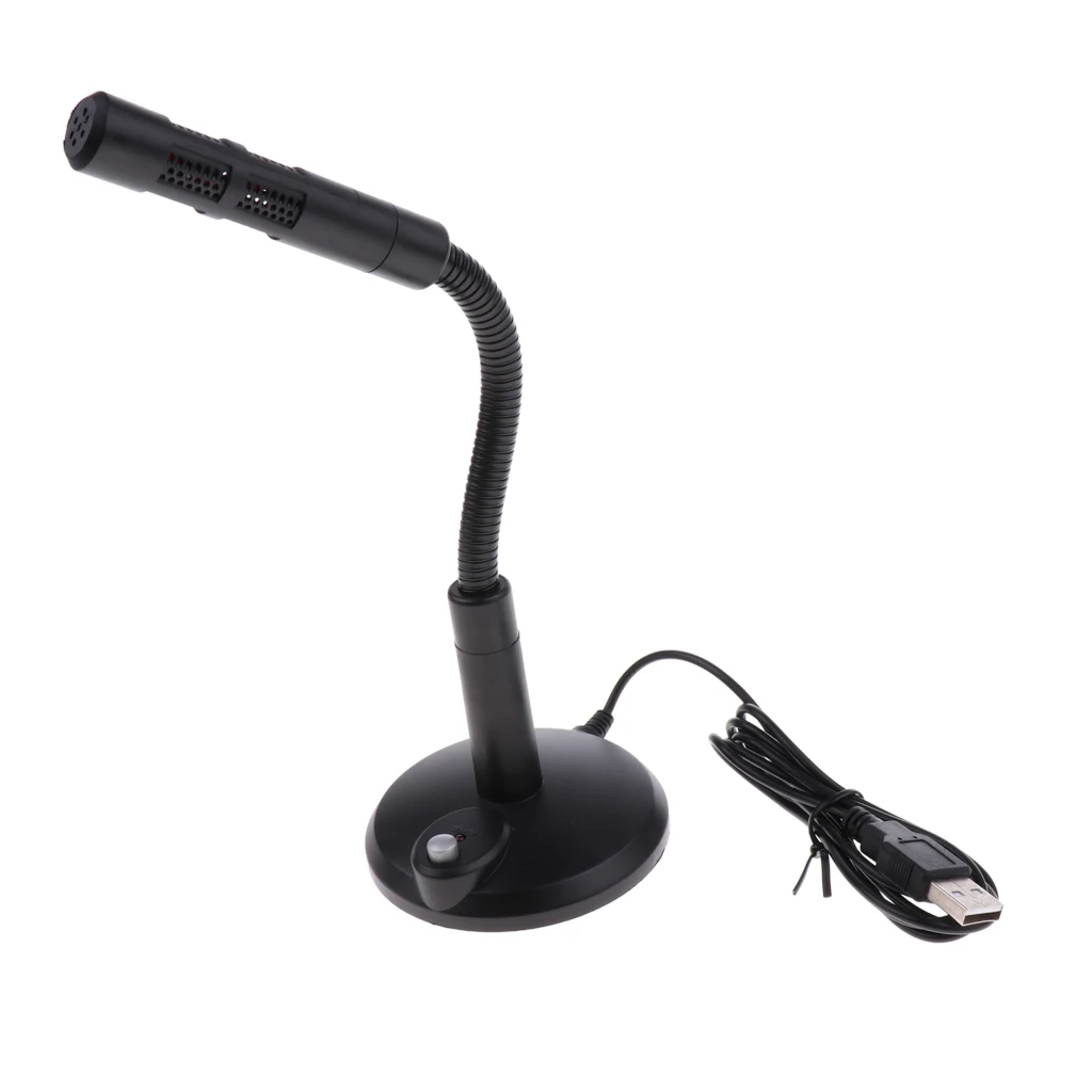 Универсальный USB микрофон для ноутбука настольного компьютера встреч Гибкая