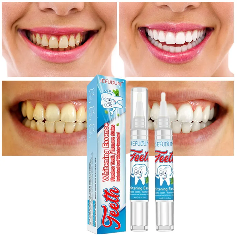 

4ml White Teeth Whitening Pen Tooth Gel Remove Tea Coffee Smoke Stains Dental Tool Fresh Oral Air Serum Dental Hygiene Pen