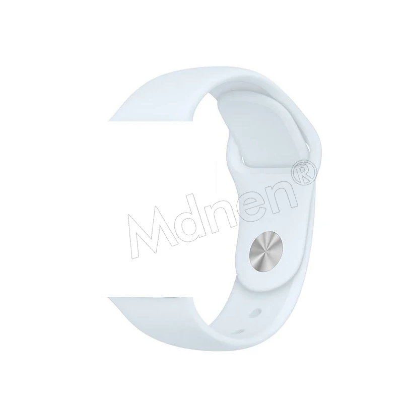 Силиконовый ремешок-петля для Apple Watch 42 мм 38 мм Iwatch 5 4 3 2 1 браслет с магнитной пряжкой - Цвет ремешка: 2 White