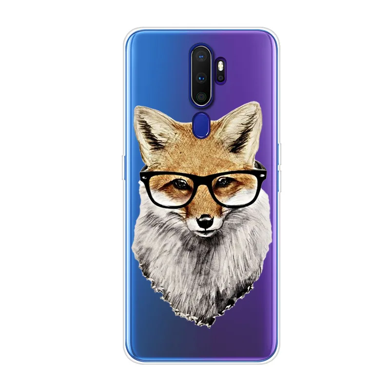 Чехол для OPPO A5, Прозрачный бампер, классный, с анималистическим принтом, силиконовый, ТПУ, мягкий чехол для OPPOA5 A 5 A52020, чехол для телефона, Fundas