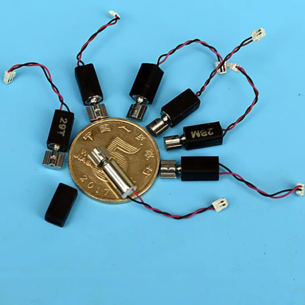 Мини 4 мм * 8 Вибрационный двигатель постоянного тока 3 В-5 в 7 2 Малогабаритный с