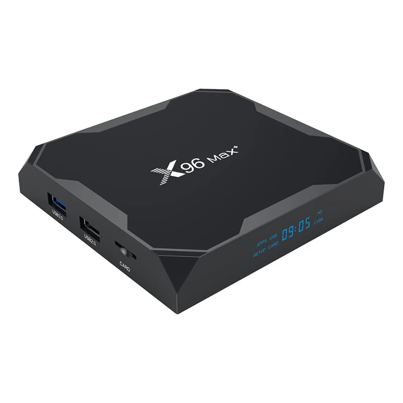 ТВ-приставка X96 MAX PLUS Android 9 0 Amlogic S905X3 4 Гб RAM 32 64 ROM Dual Wifi Bluetooth 4K HD 2 16 Smart Set Top BOX |
