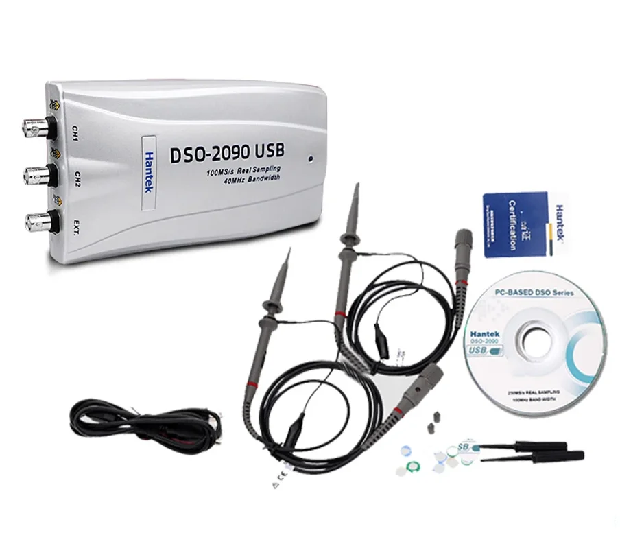 Цифровой осциллограф Hantek DSO2090 100 МГц|storage oscilloscope|digital storage oscilloscopehantek dso2090 |