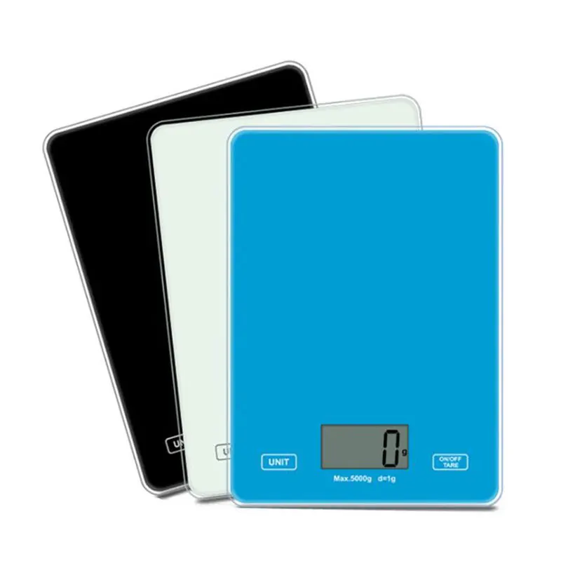 

5000g/1g Electronic Kitchen Scale Digital Food Scale Stainless Steel Weighing Scale LCD Measuring Tools