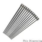 Длинные дозирующие иглы Blunt 8 дюймов, 200 мм, из нержавеющей стали