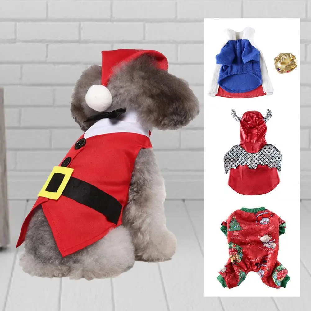 

Good Craftsmanship Close-fitting Creative Dog Costume Apparel Pet Cloth Adorable for Christmas