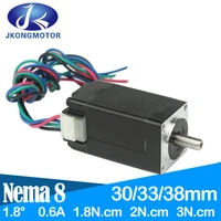 jkongmotor nema8 stepper motor 1 8 degree 0 6a 2 phase nema 8 bipolar stepper 20 hybrid for cnc engraving machine 3d printer