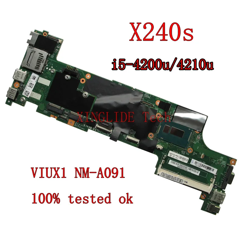 Оригинальная материнская плата для ноутбука Lenovo ThinkPad X240S стандартная типа 20AJ 20AK