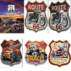 Алмазная мозаика 5d сделай сам в виде мотоцикла, вышивка стразами, вышивка Route 66 с обеденной тематикой, рождественские наклейки на стену, подарки