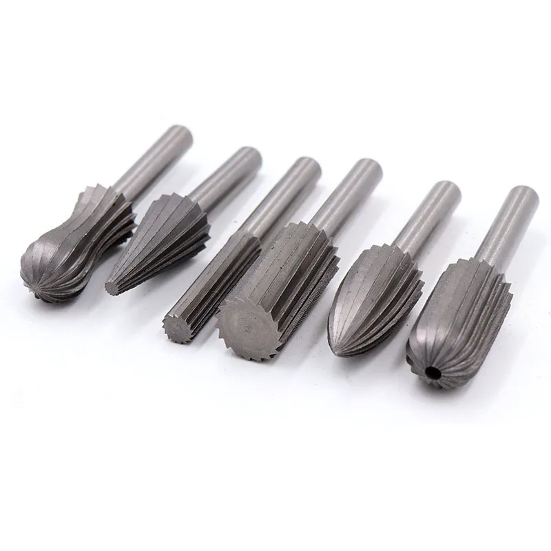 

6 * Φ burs Burrs Carbide File Steel вольфрамовый вращающийся