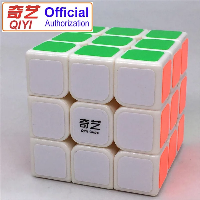 Волшебный куб QIYI 3x3x3 5 6 см наклейка из углеродного волокна профессиональная