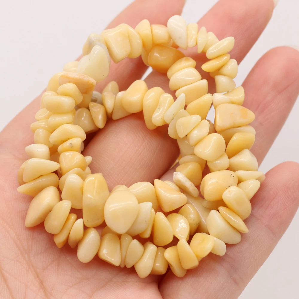 

New Natural Stone Beeswax Beads 5-8mm Irregular Exquisite Gravel Beaded for Jewelry Making DIY Necklace Bracelet Accessories