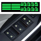 Наклейка для Mitsubishi ASX Outlander 2013 2016 201 автомобильный Стайлинг Автомобильная дверь окно Лифт окно Кнопка стикер автомобиля светящаяся наклейка