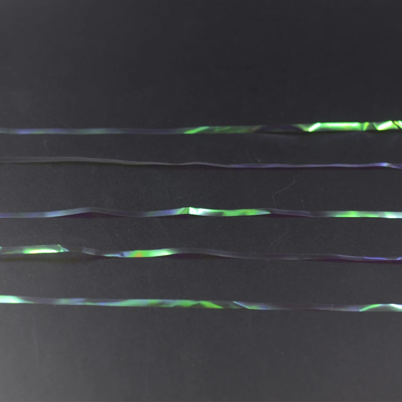 CONTEMPLATOR голографическая мигалка с жемчужиной 3 мм 2 сумки узкая блестящая пленка