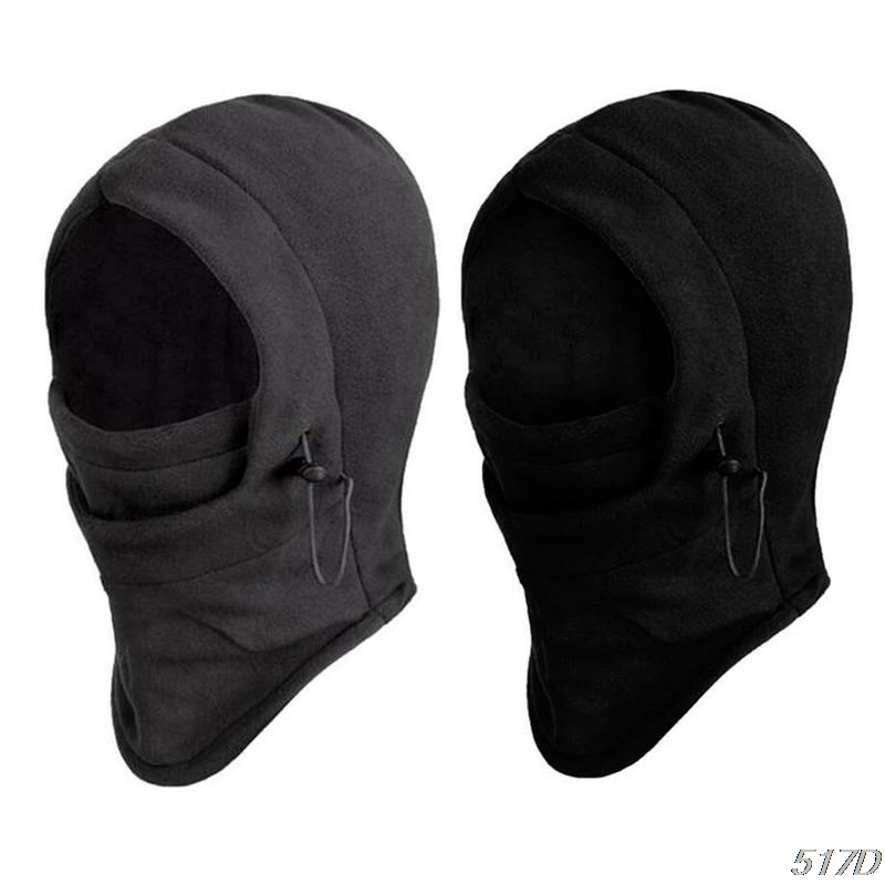 Мужская Зимняя Теплая Флисовая вязаная шапочка Термальность ветронепроницаемый