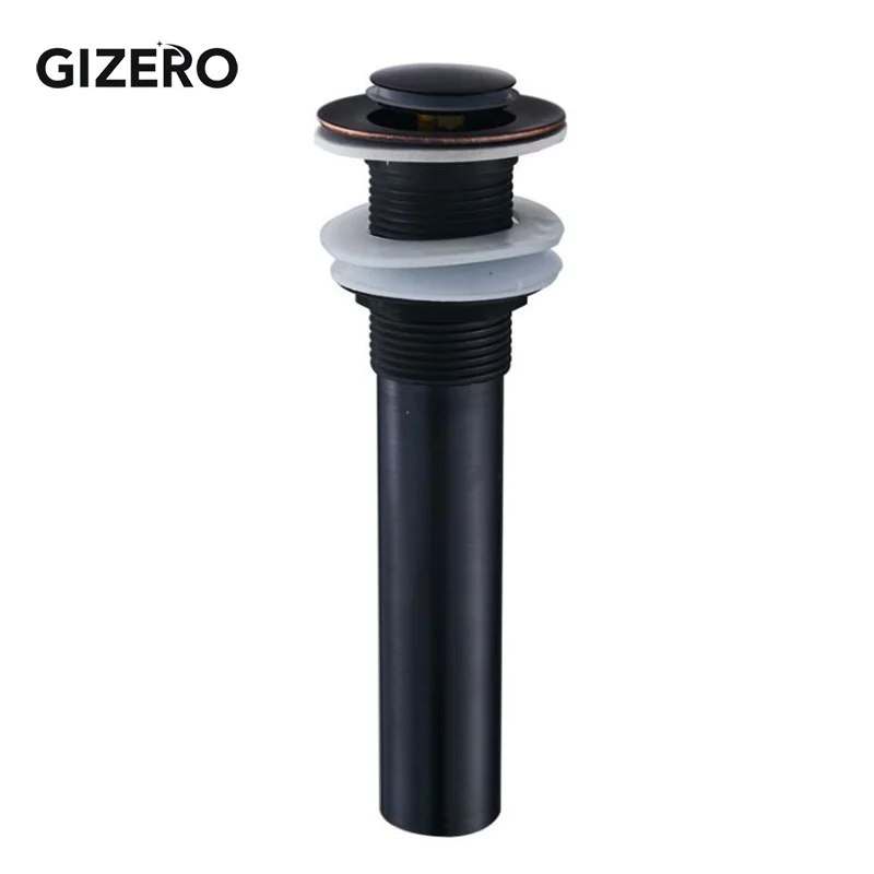 Аксессуары для ванной комнаты сливной фильтр раковины черная отделка щелчок