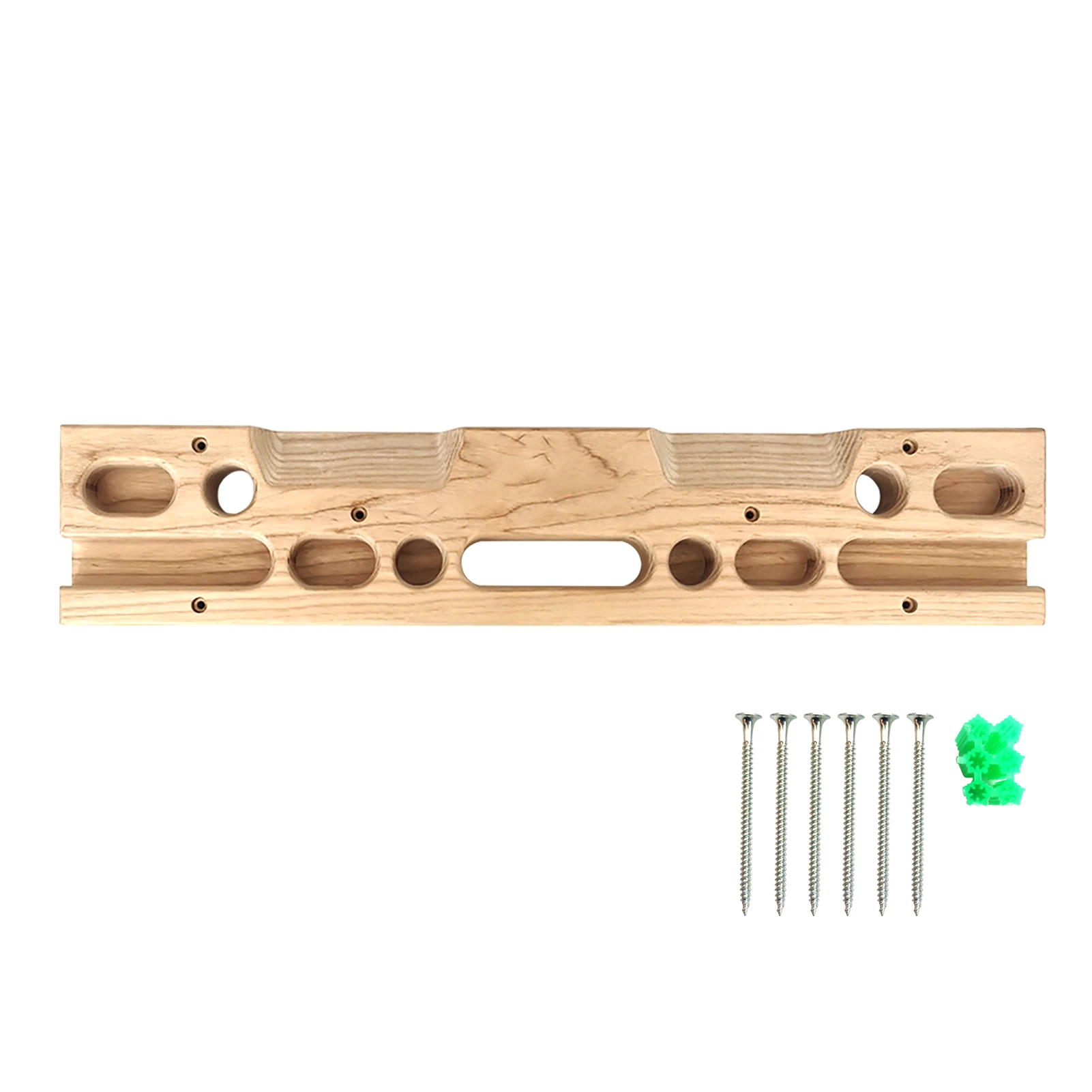

Indoor Outdoor Sports Portable Finger Strengthener Professional Skin Friendly Climbing Fingerboard With Edges Pockets Solid Wood