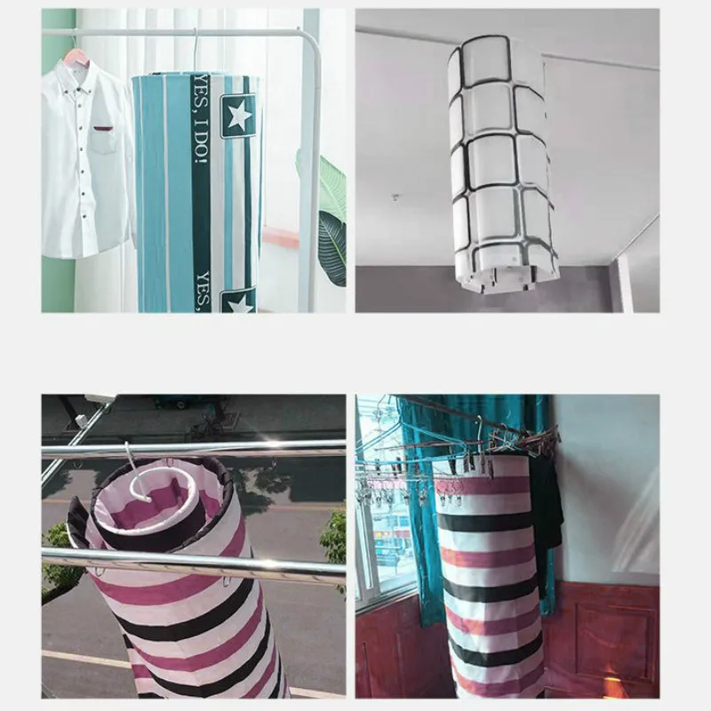 Вешалка для сушки спиральной формы вращающаяся вешалка хранения одеяла подходит