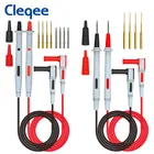 Cleqee P1500 Series датчики для мультиметра 4 мм комплект тестовых щупов с вилкой типа банан, тестовая ручка со сменными иглами 1000 в 10 А