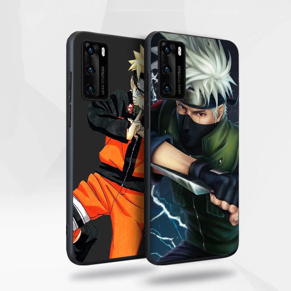 

Naruto Kakashi Case for Huawei P40 P30 P20 Honor 30 20 10 20i Mate 40 30 20 Lite Pro P Smart Plus 2019 Soft TPU Phone Back Funda