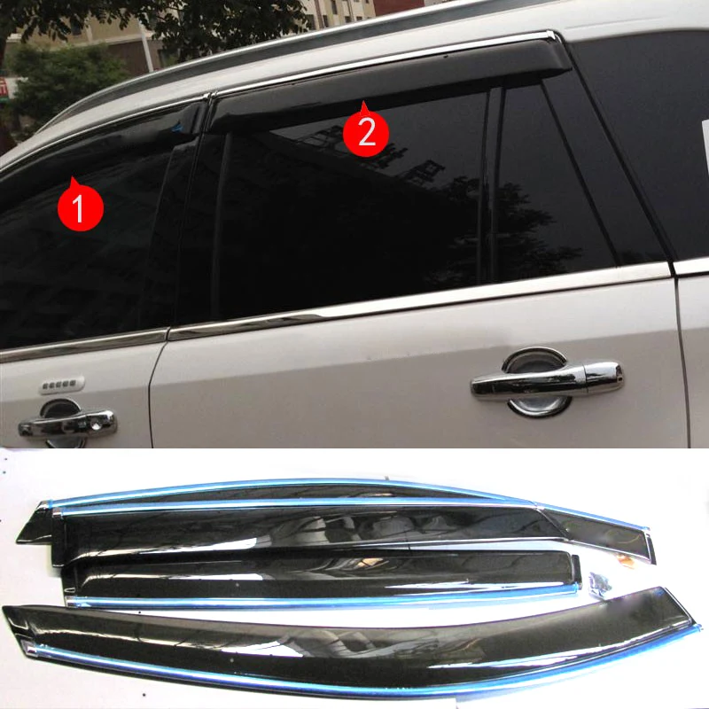 

4pcs for ford EDGE 2009-2013 Windows visor