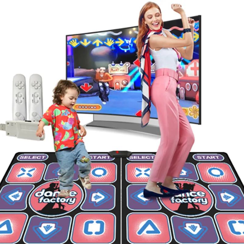 Беспроводной ковер для танцев семейных игр бега йоги фитнеса альфомбра ковры