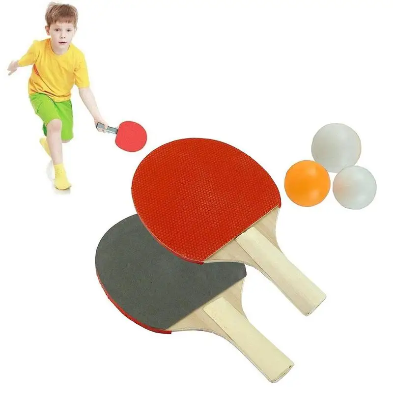

Rubber table tennis racket 2 shot 3 ball table racket tennis Muzheng Yang tennis set table racket