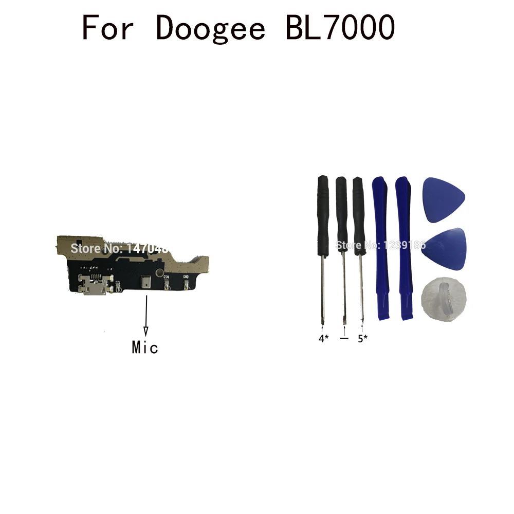 Для Doogee BL7000 оригинальная зарядная плата с USB-разъемом Модуль платы зарядного