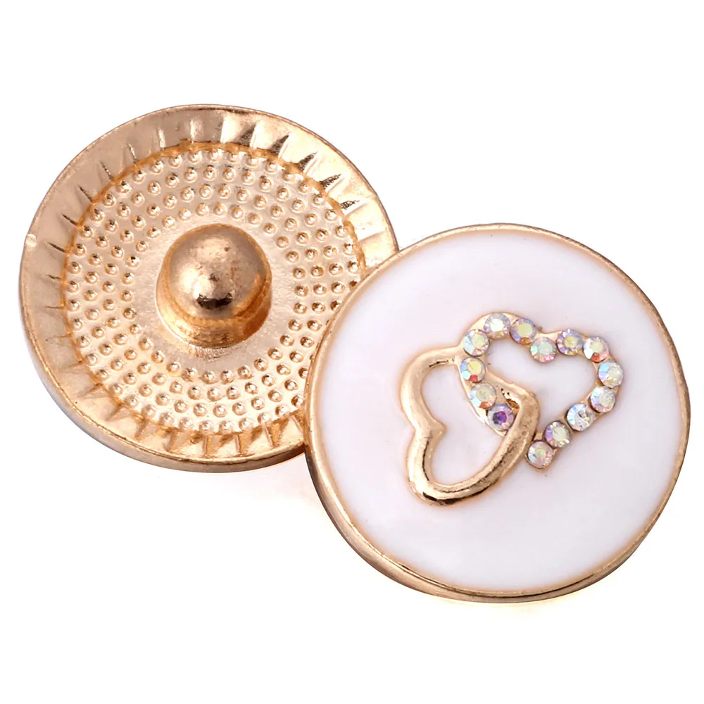 5 шт./лот кнопка осьминога от солнца и винограда золотого цвета 18 мм для браслетов