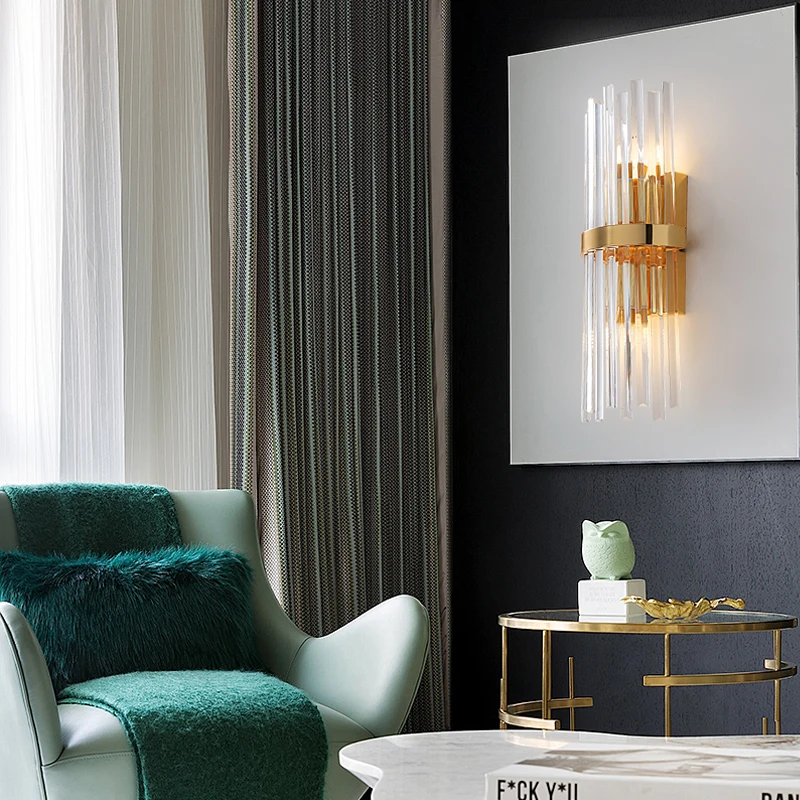 Artistc настенный светильник для роскошного отеля Хрустальный Минималистский