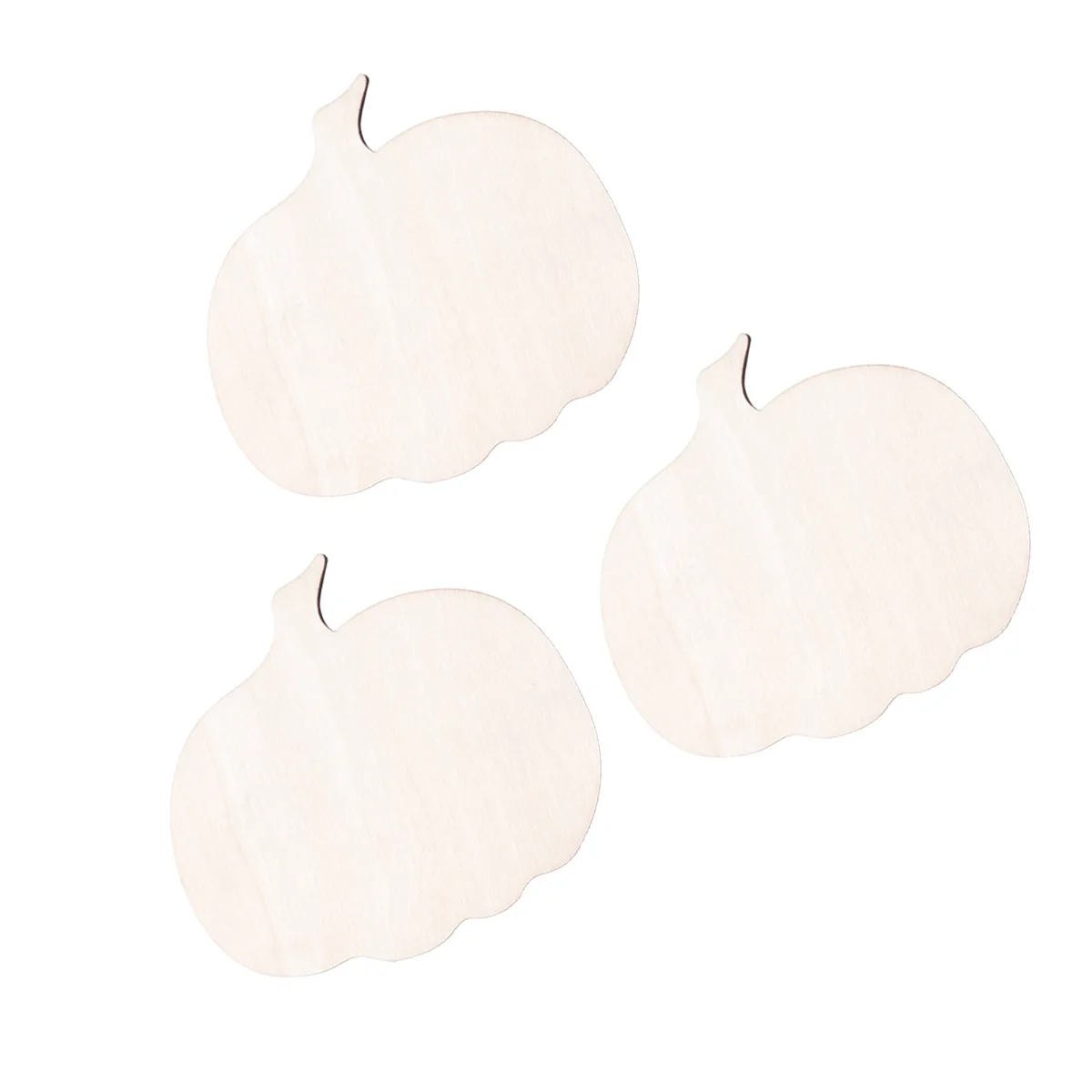 3 шт. деревянные кусочки в форме тыквы|Поделки из дерева| |