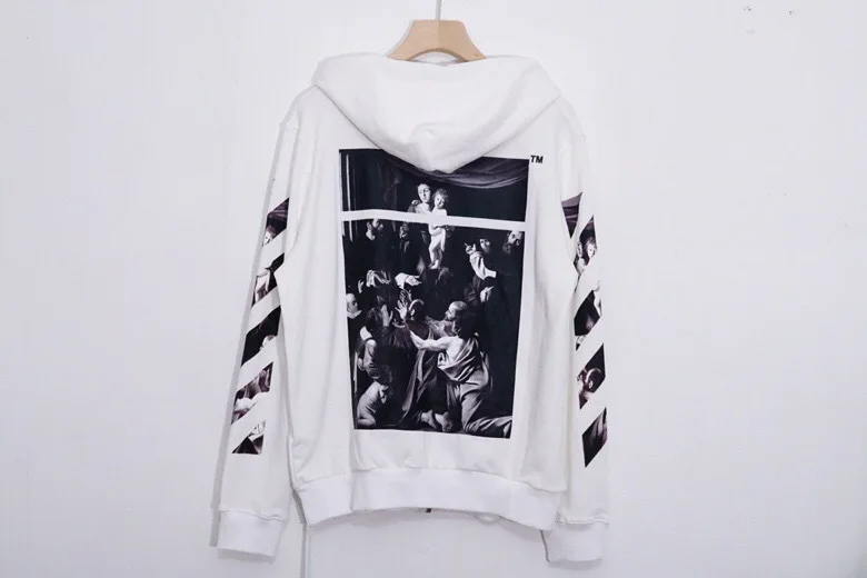 

Fashion brand offwhite religious virgin Hoodie, men's and women's high quality lovers' wear