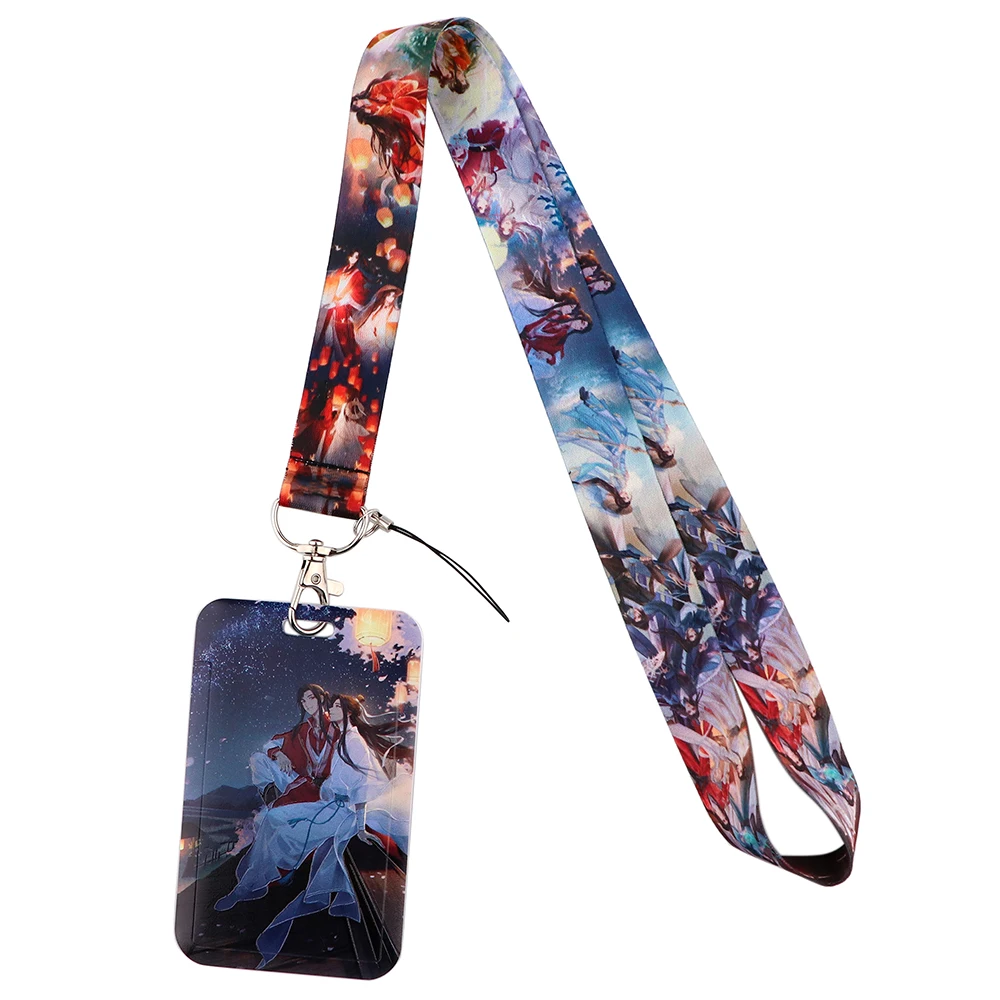 

CB1129 Tian Guan Ci Fu Lanyard ID Badge Holder Key Neck Strap Lanyards ID Badge Card Holder Keychain Cellphone Strap Gift