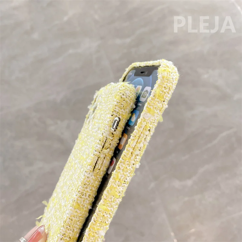 Модный Зеленый плюшевый тканевый чехол для телефона iphone 12 11 Pro Max XR X XS 7 8 plus SE 2020