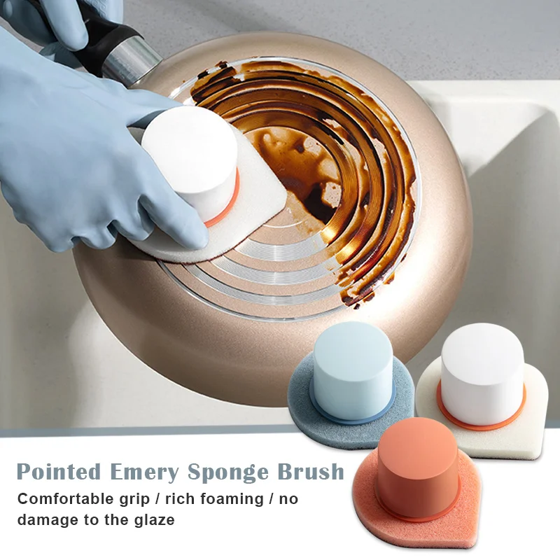 Эмери губка домашняя щетка для чистки кухонных блюд горшок скруббер ванная