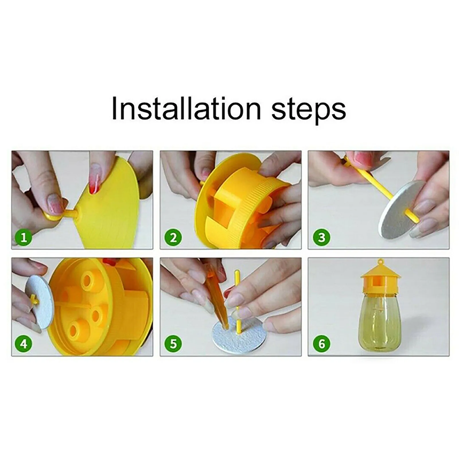 2 шт. фрукты Fly ловушки ловушка для ОС муха насекомое висит Мёд Ловец без яда Висит