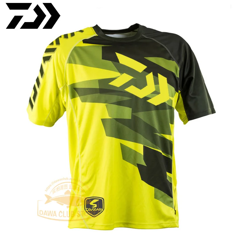 

Daiwa Summer Fishing Jersey Quick Dry Short Sleeve Fishing Clothing Dawa Breathable Anti-uv Sun Fishing Shirt Fishing Clothes