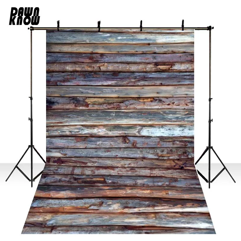

DAWNKNOW VINTAGE Wood Floor Vinyl Photography Background Backdrops Newborn Children Photo Studio Customize Floor580
