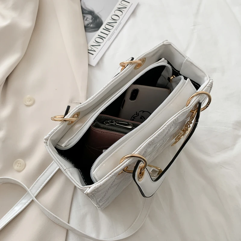 

Women's Handbag Solid Color Soft Crossbody Single Strap Shoulder Bag Interior Zipper Simple Fashion Casual Messenger Female Bag
