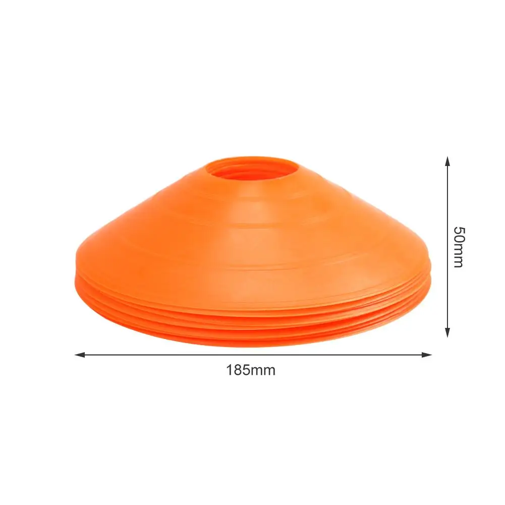 

10pcs/lot Hot Sale Football Cross Speed Training Discs Pressure Resistant Cone Disc Outdoor Soccer Cross Speed Training Discs