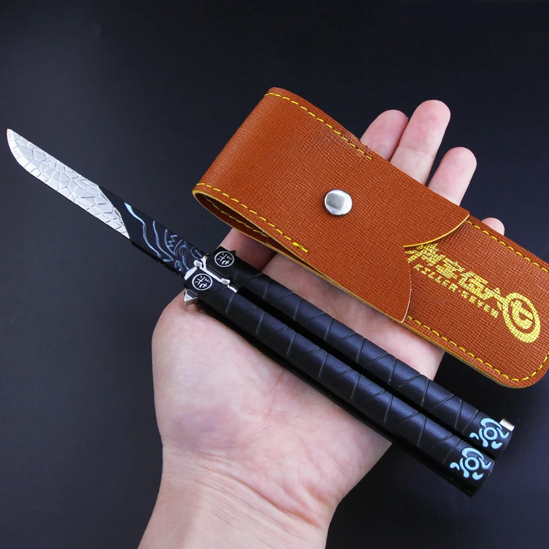 Animation peripheral alloy weapon Archie Magic Knife Thousand Blade Butterfly Flying Training Props Collection Toys | Игрушки и хобби