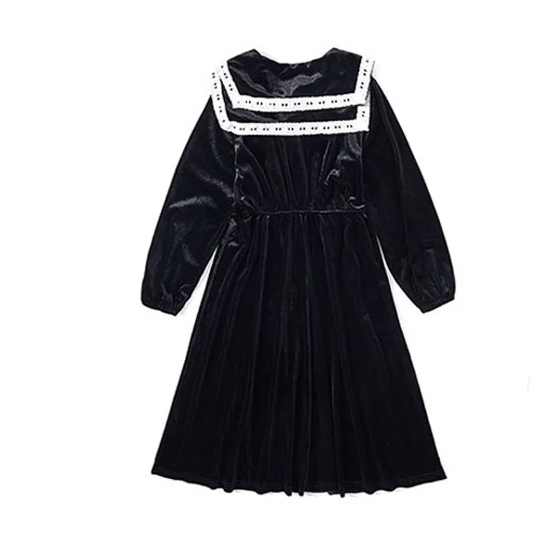 Платье для девочек кружевное вельветовое на возраст 10 12 лет 2018 | Детская одежда и