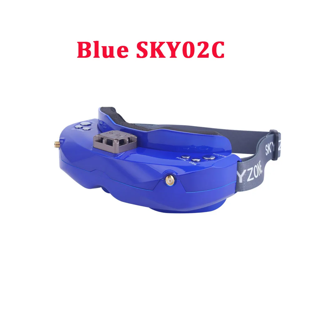 Blue SKY02C SKYZONE SKY02X/SKY02C/SKY03O/SKY03S 5,8 ГГц 48CH большой ассортимент FPV очки для RC гоночный дрон - Цвет: Blue SKY02C