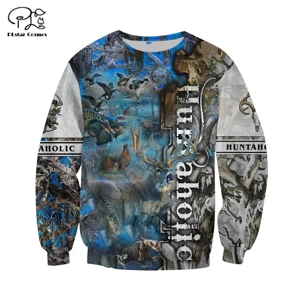 

PLstar Cosmos Newest Animal Tattoo Camo Deer Hunter Moose Hunting Tracksuit 3Dprint Unisex zipper/Hoodies/Sweatshirts/Jacket A13