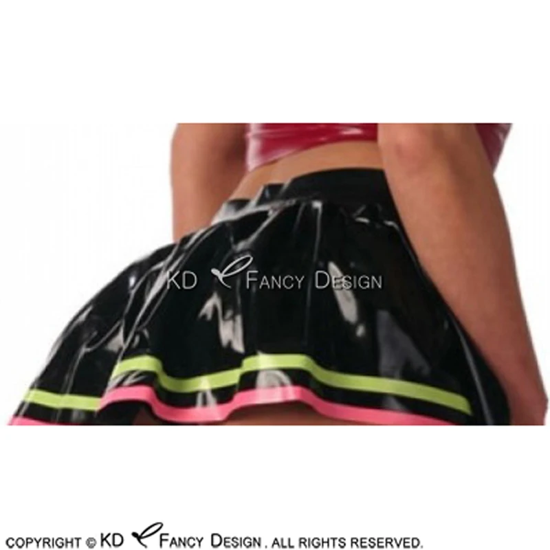 Черные и зеленые розовые сексуальные латексные юбки DQ 0032|Женские юбки| |