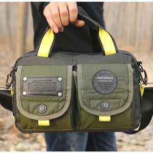 Мужская сумка-мессенджер из нейлона, с одной ручкой, повседневная, для путешествий