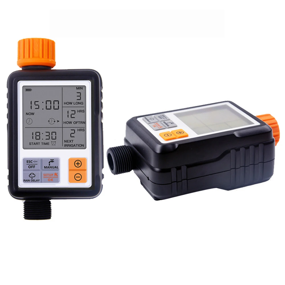 Automatic Irrigation Water Timer Lcd Screen Sprinkler Controller Outdoor Garden Watering Device Tool | Дом и сад