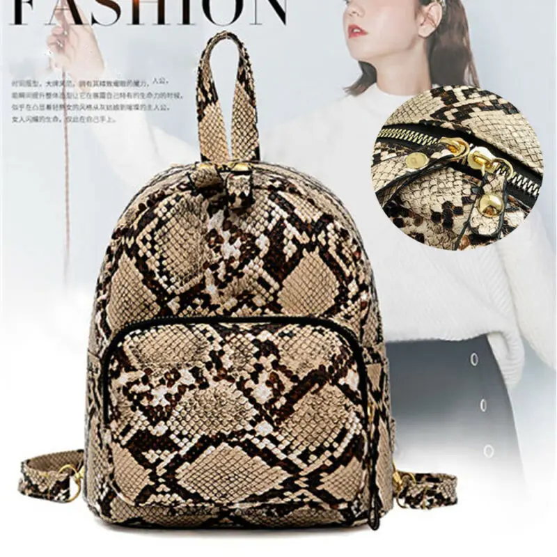 Мини-рюкзак женский из искусственной кожи многофункциональный | Багаж и сумки